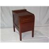 Image 1 : EARLY VICTORIAN MAHOGANY DRAWLEAF TABLE,with three interchanging leaves on turned octagonal legs...