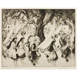 Comanche Dance - Ildefonso Pueblo, 1983 Ed. 43/50