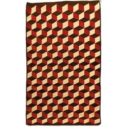 Rug, Geometric Design, ca. 1940s