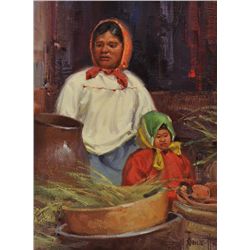 Tarahumara Woman and Child