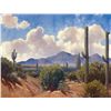 Image 1 : Saguaros and Mountains