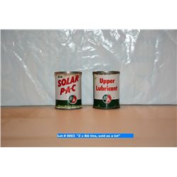 2 x BA tins
