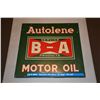 Image 1 : Autolene BA Motor Oil Sign 18 x 18 inches