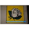 Image 2 : 40s - 50s Double-sided White Rose Sign 20x20 inches