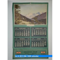 BA 1948 calendar