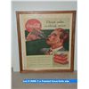 Image 1 : 3 x Framed Coca-Cola ads