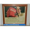 Image 3 : 3 x Framed Coca-Cola ads