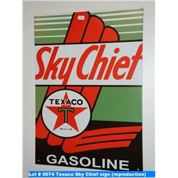 Texaco Sky Chief sign (reproduction)