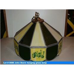 John Deere hanging glass lamp