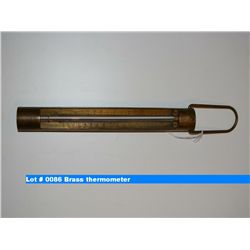 Brass thermometer