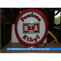 BA Peerless Ethyl Gas Pump globe light