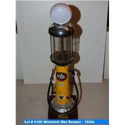 Miniature Gas Bowser - 1920s