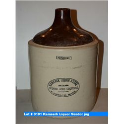 Kamsack Liquor Vendor jug