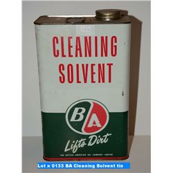 BA Cleaning Solvent tin