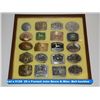 Image 1 : 20 x Framed John Deere & Misc. Belt buckles
