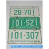 Image 1 : 3 x Saskatchewan license plates