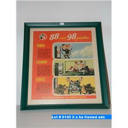 2 x BA Framed ads