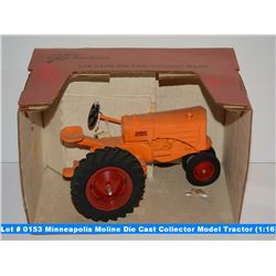 Minneapolis Moline Die Cast Collector Model Tractor (1:16)