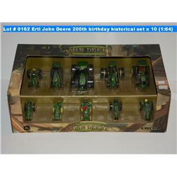 Ertl John Deere 200th birthday 10piece historical set (1:64)