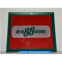 BA framed glass insert
