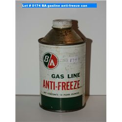 BA gasline anti-freeze can