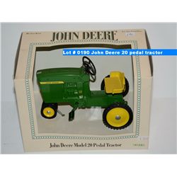 John Deere 20 pedal tractor