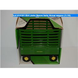 Etrl John Deere bale throw wagon (1:16)
