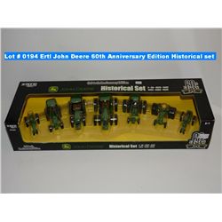 Ertl John Deere 60th Anniversary Edition Historical set (1:64)
