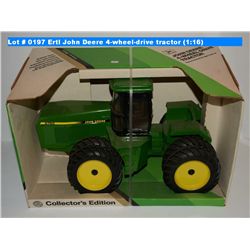 Ertl John Deere 4-wheel-drive tractor (1:16)
