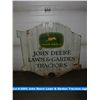 Image 1 : John Deere Lawn & Garden Tractors , double-sided, metal sign
