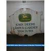 Image 2 : John Deere Lawn & Garden Tractors , double-sided, metal sign