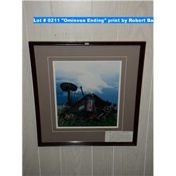 "Ominous Ending" print by Robert Bartel - signed (#11/00)