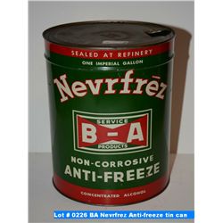 BA Nevrfrez Anti-freeze tin can