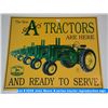 Image 1 : John Deere A series tractor reproduction sign