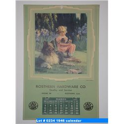 1946 calendar