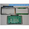 Image 1 : 4 x license plate frames with 1 plate