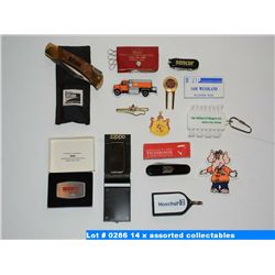 14 x assorted collectables