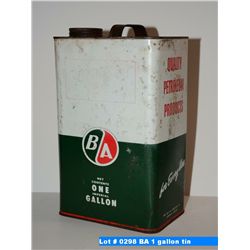 BA 1 gallon tin