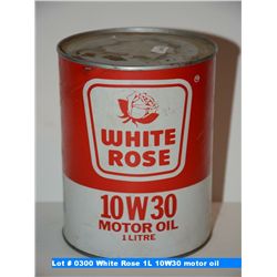 White Rose 1L 10W30 motor oil, unopened
