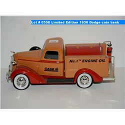 Limited Edition 1936 Dodge coin bank
