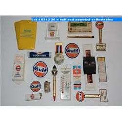 20 x Gulf and assorted collectables