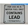 Image 1 : motor fuel sign (tetraethyl)