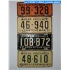 Image 1 : 4 x Sask. License plates