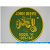 Image 1 : 2 x round John Deere metal signs