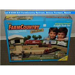 Ertl FarmCountry Railroad (42 pc), Deluxe Farmset (229pc), Ranch (121 pc)