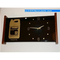 Banvel plastic clock