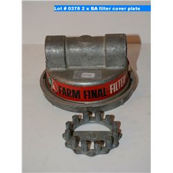 2 x BA filter cover plate