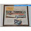 Image 1 : 2 x framed car pictures