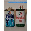 Image 1 : 2 x BA household oil tins