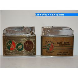 4 x BA lighters